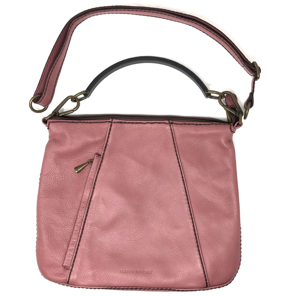 PLINIO VISONA leather bag, made in Italy, NWOT